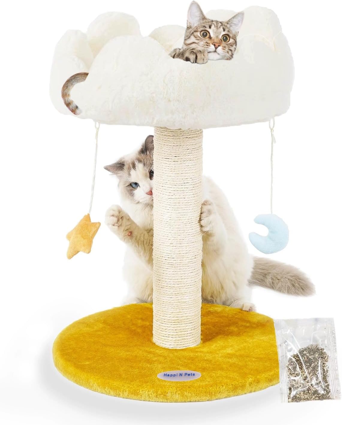 WaggZilla Cat Scratching Post with Bed