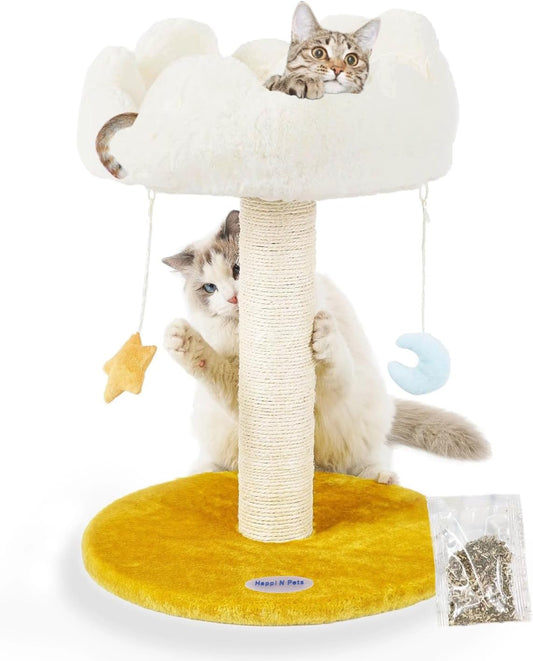 WaggZilla Cat Scratching Post with Bed