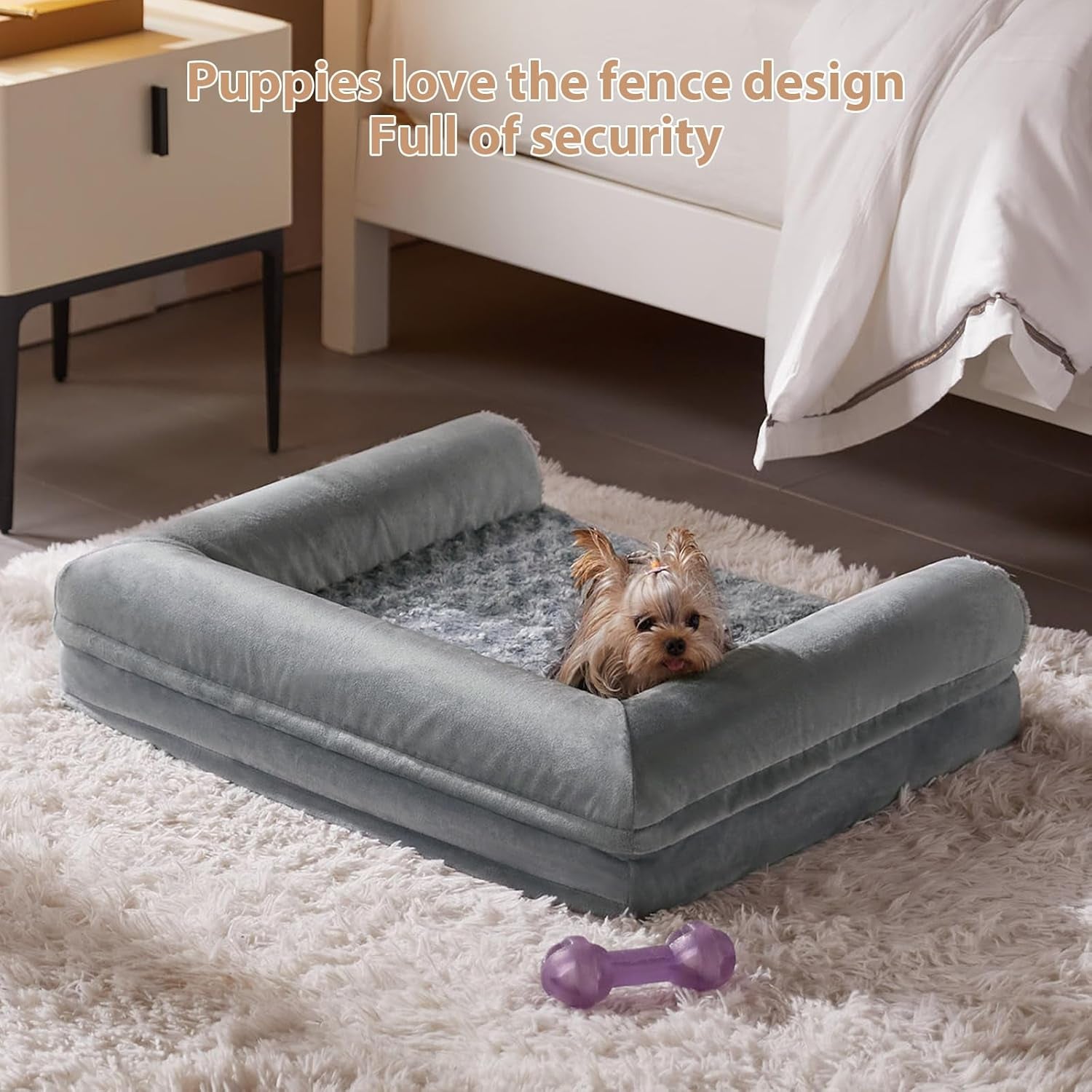 Dog Beds for Large Dogs, Orthopedic Dog Bed for Medium Large Dogs,Big Waterproof Couch Pet Bed with Removable Washable Cover