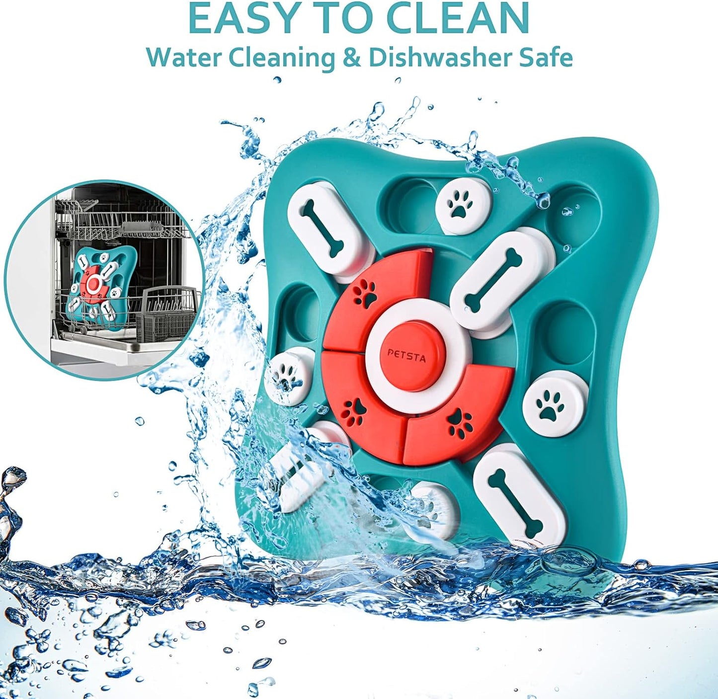 Dog Puzzle Toys - Interactive, Mentally Stimulating Toys for IQ Training & Brain Stimulation - Gift for Puppies, Cats, Dogs