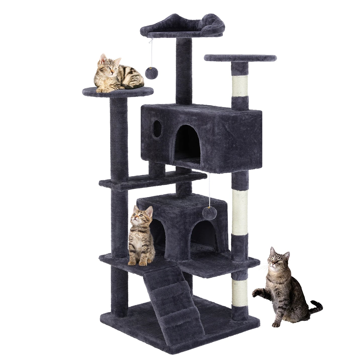 Cat Condo With Scratching Post