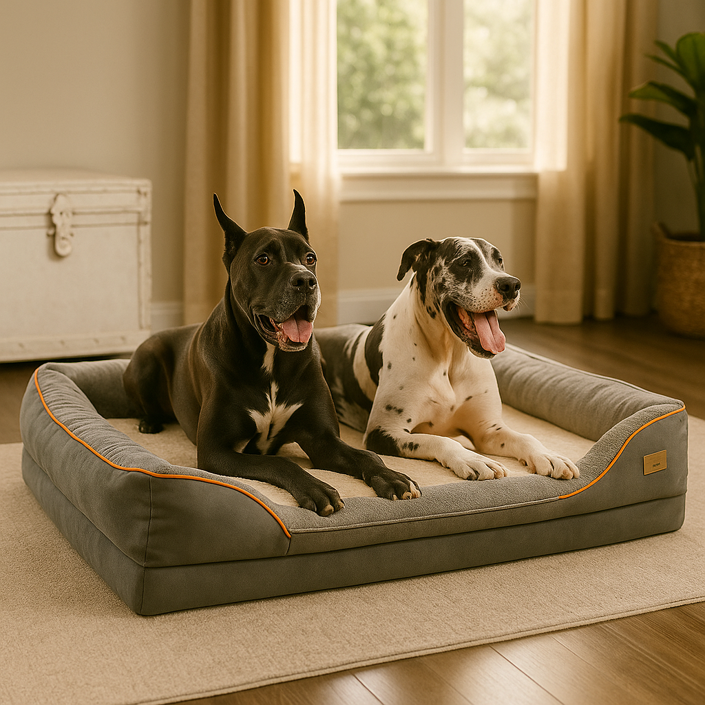 Orthopedic Dog Bed High Quality Memory Foam, Waterproof & Removable Cover