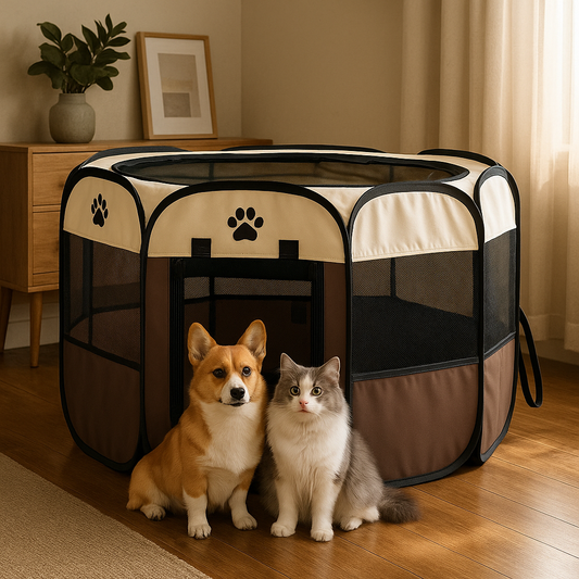 WaggZilla Foldable Pet Bed For Travels or Outdoor