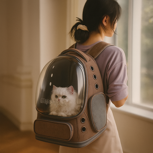 Transparent Pet Carrier Backpack for Travel