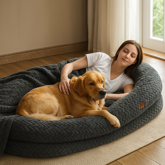 Orthopedic Human Dog Bed Orthopedic Lounge for Pets & Owners
