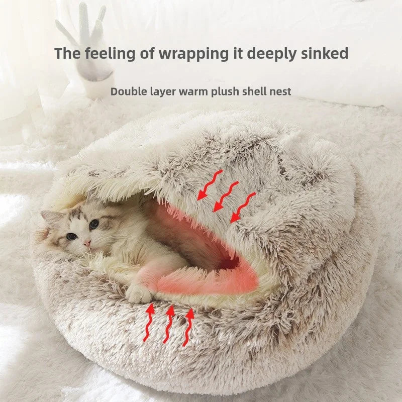 WaggZilla Soft Plushy Cat Bed
