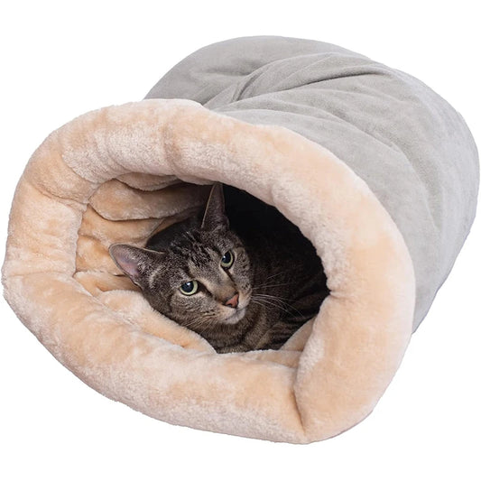 Cat Sleeping Bag Semi-Closed for Autumn & Winter