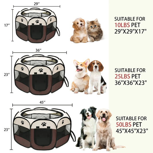 WaggZilla Foldable Pet Bed For Travels or Outdoor