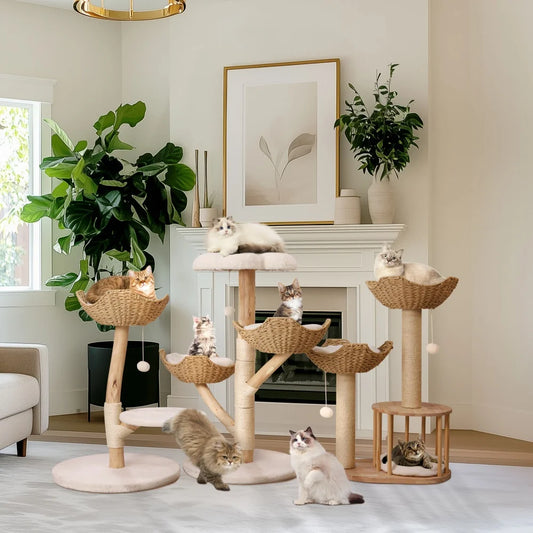 The Cat Tree Grove – Woven Lounge Edition