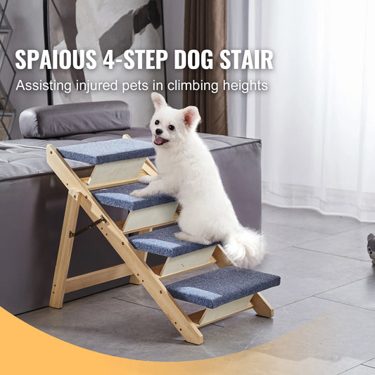 Foldable  Wooden Pet Steps and Ramp