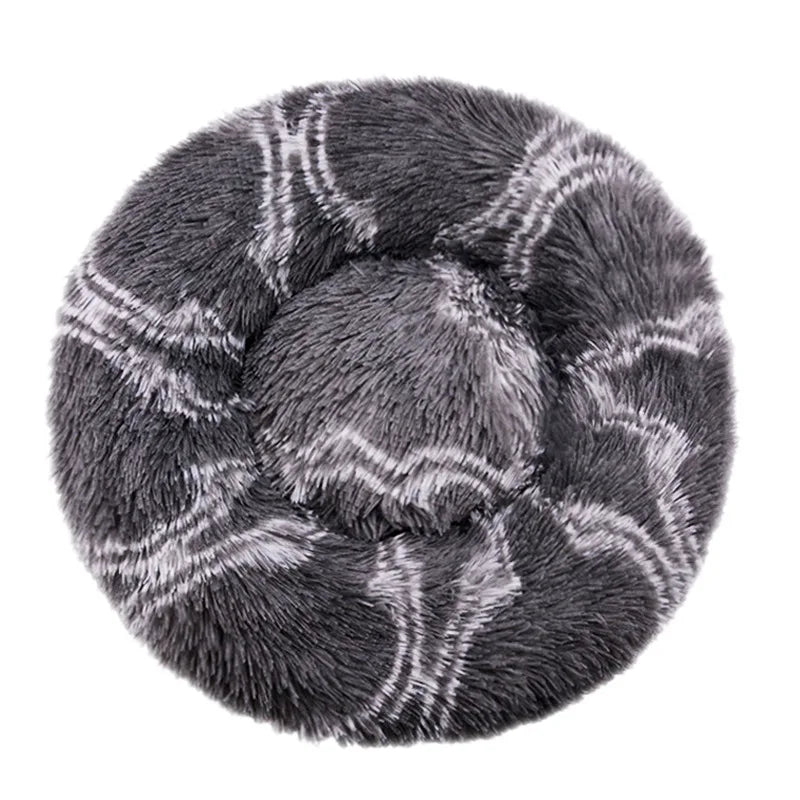 Fluffy Dog Bed For Large Bed  Round Shaped