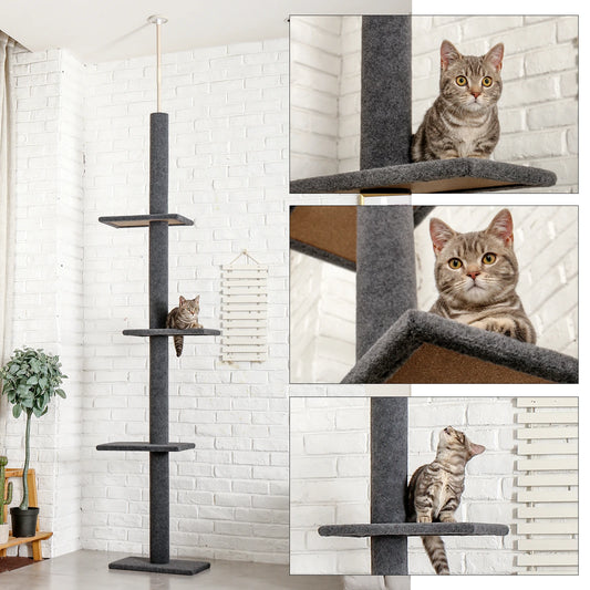 Cat Tree Tower with Scratching Posts