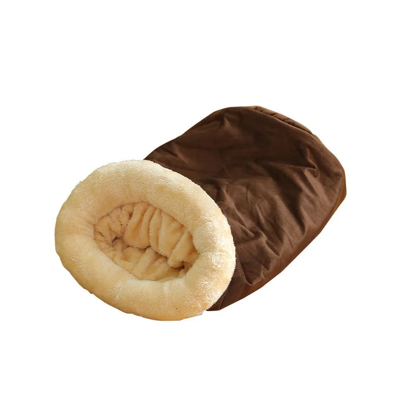 Cat Sleeping Bag Semi-Closed for Autumn & Winter