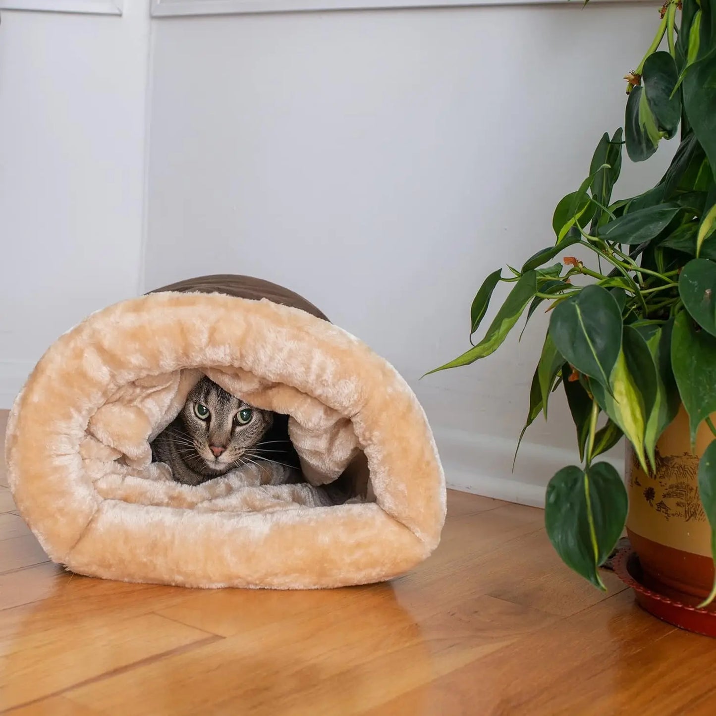Cat Sleeping Bag Semi-Closed for Autumn & Winter