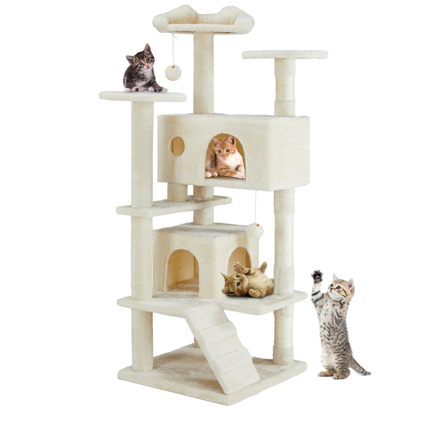 Cat Condo With Scratching Post