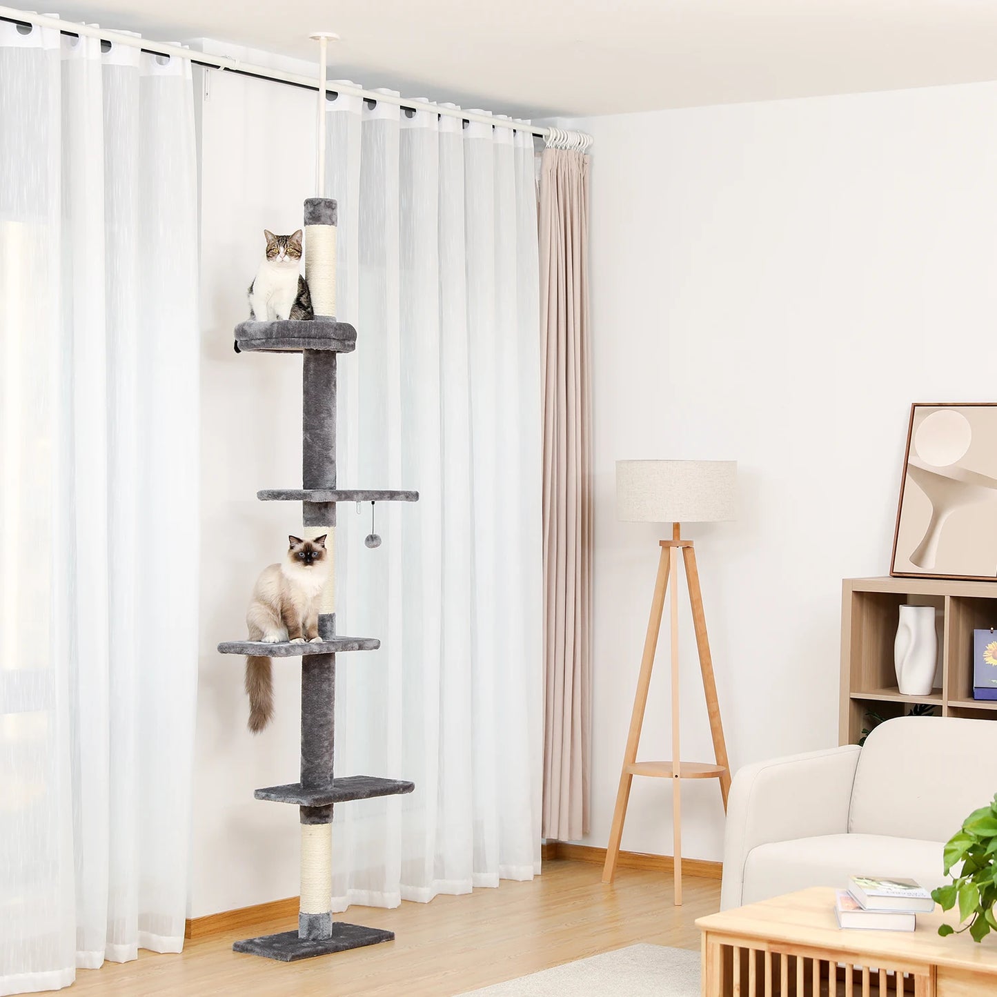 Cat Tree Tower with Scratching Posts