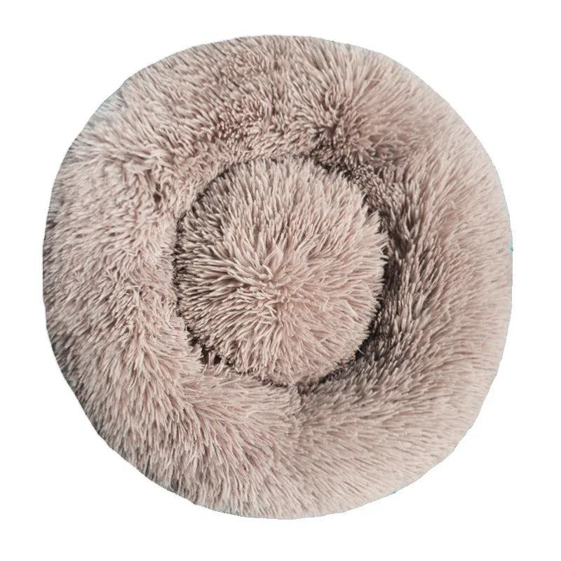 Fluffy Dog Bed For Large Bed  Round Shaped