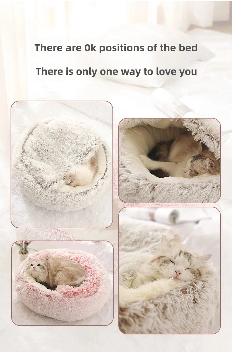 WaggZilla Soft Plushy Cat Bed