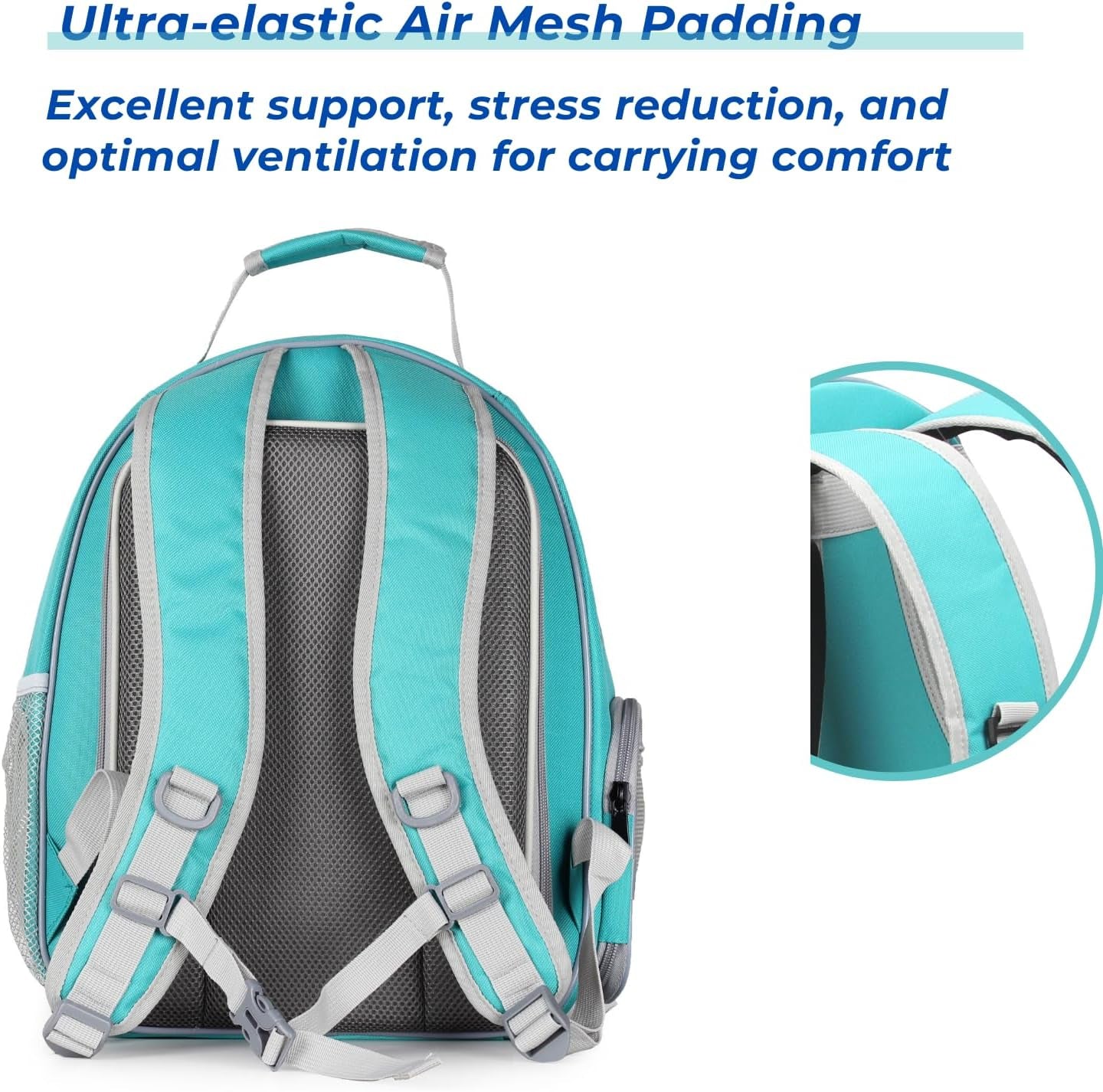 Cat Carrier Backpack, Bubble Dual Expandable Backpack Carrier, Pets and Small Dogs,Airline-Approved, Designed for Travel, Hiking, Walking & Outdoor Use (Dual Expandable-Green)