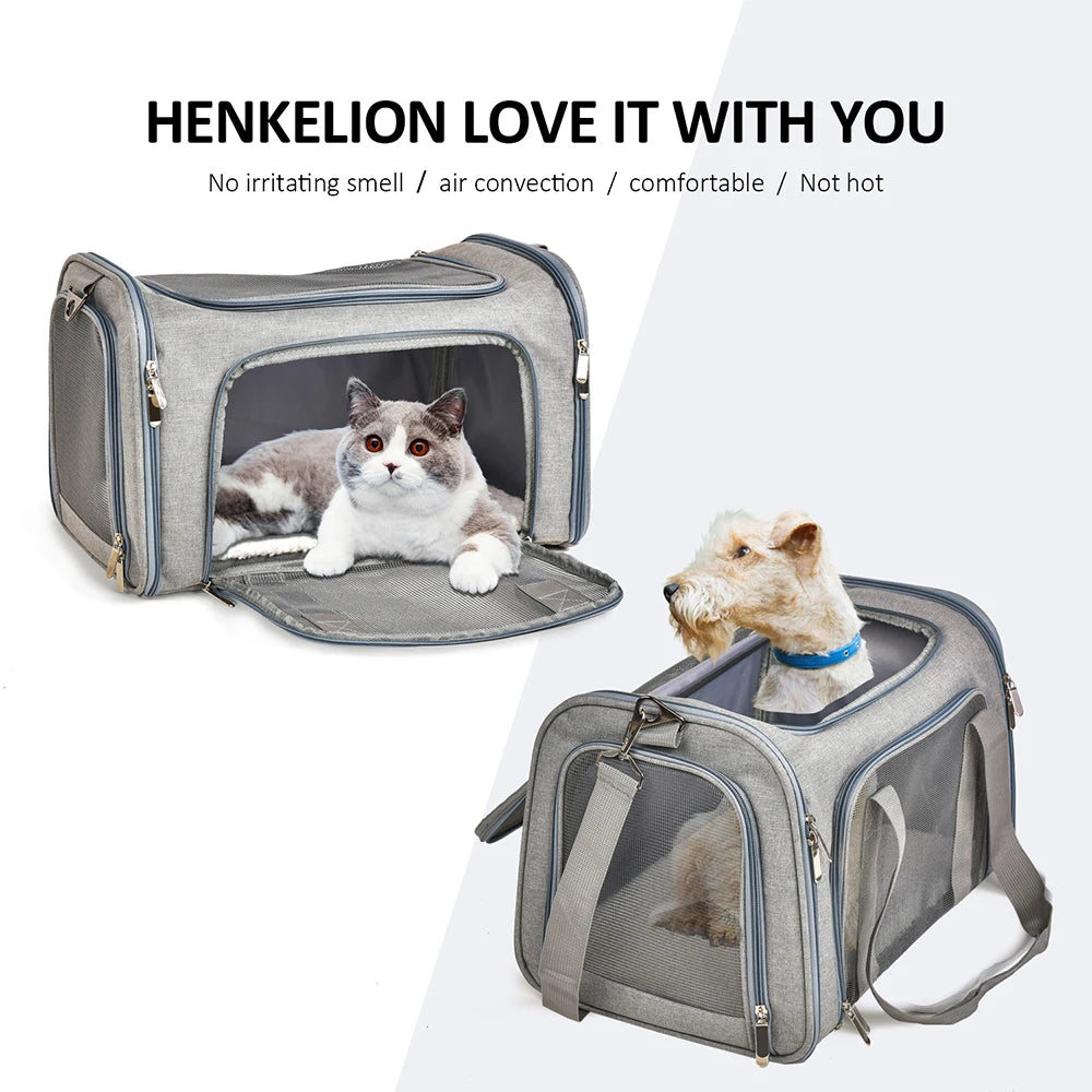 WaggZilla Travel Pet Carrier Shoulder, Hand Bag