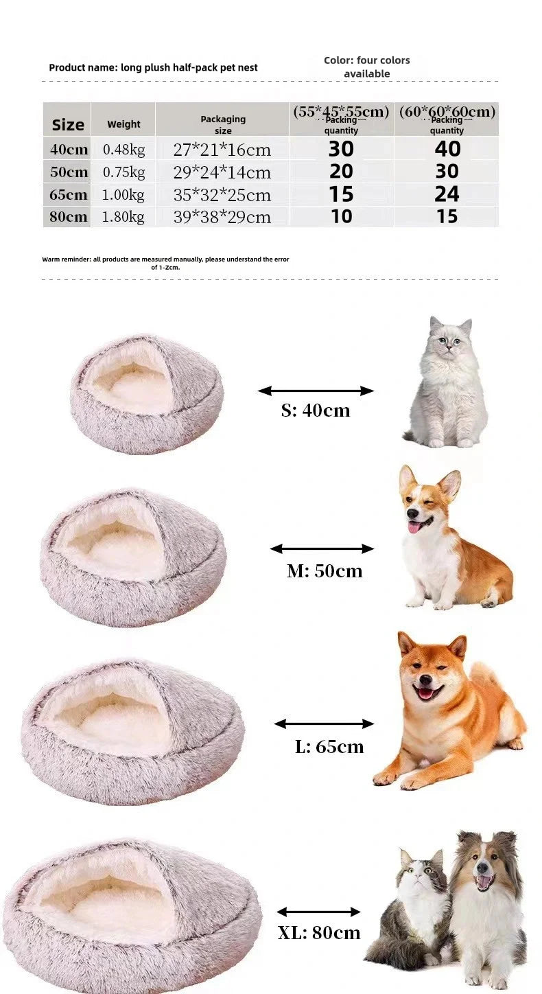 WaggZilla Soft Plushy Cat Bed