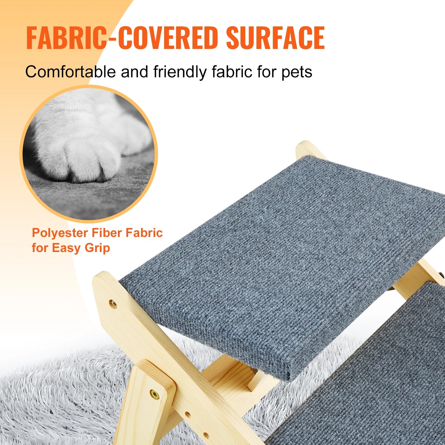 Foldable  Wooden Pet Steps and Ramp