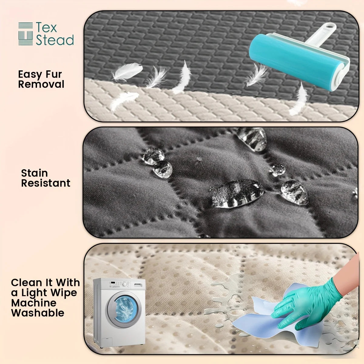 Anti Leaking & Non-Slip Dog Bed Cover