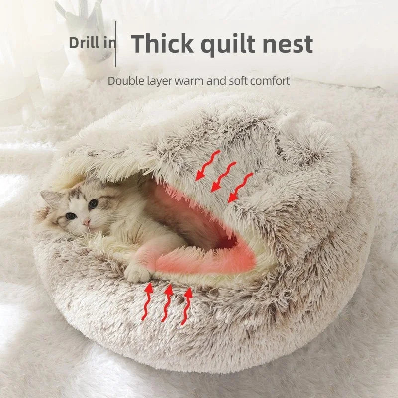 WaggZilla Soft Plushy Cat Bed