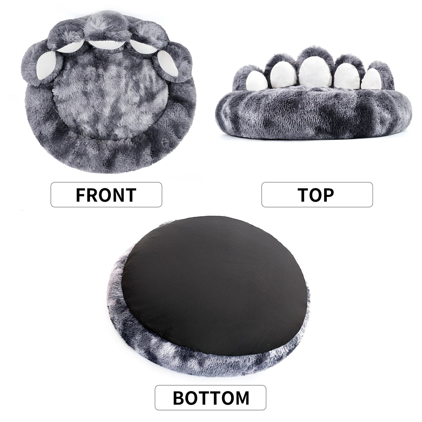 WaggZilla Paw Shape Warm Dog Bed