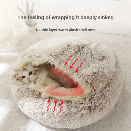 WaggZilla Soft Plushy Cat Bed