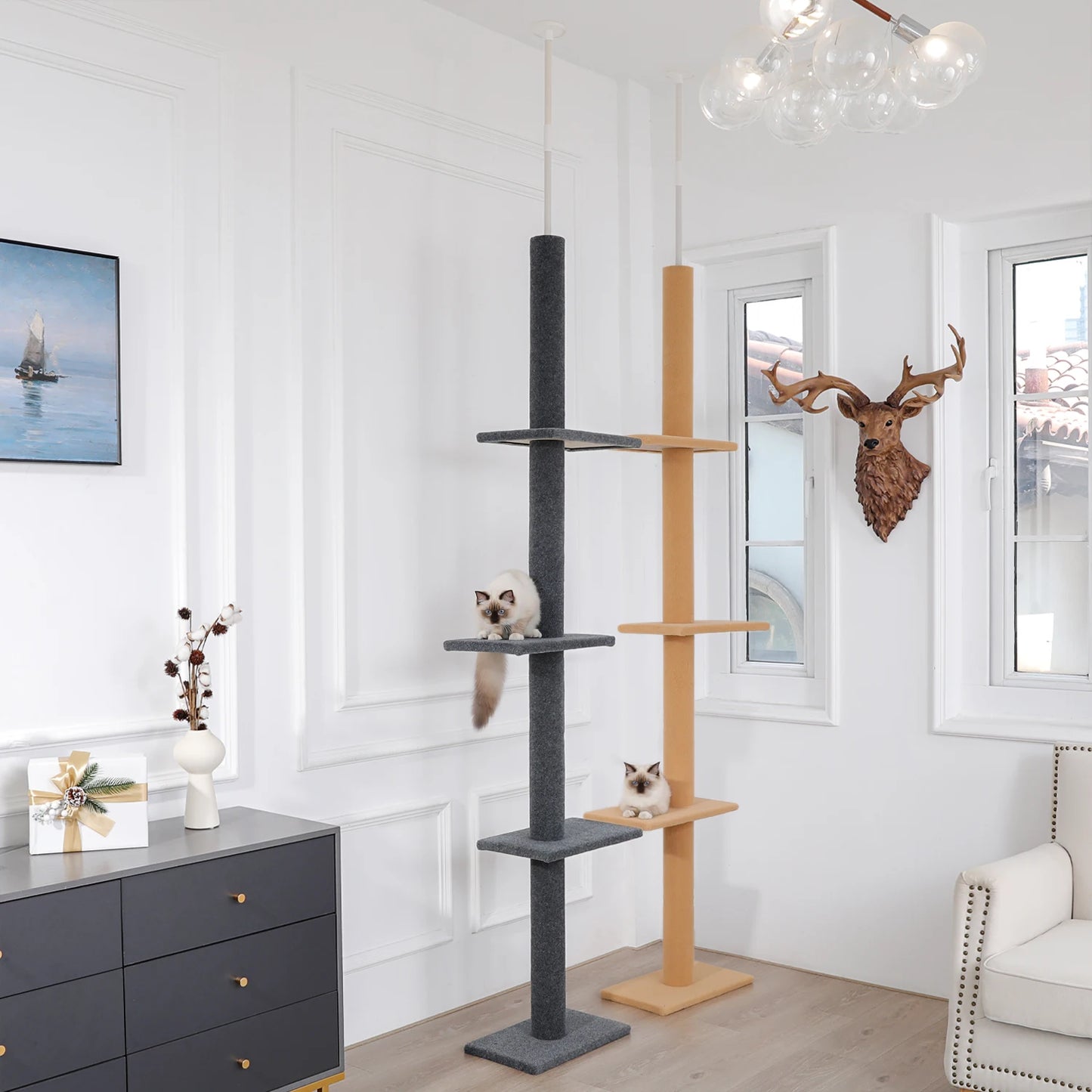 Cat Tree Tower with Scratching Posts
