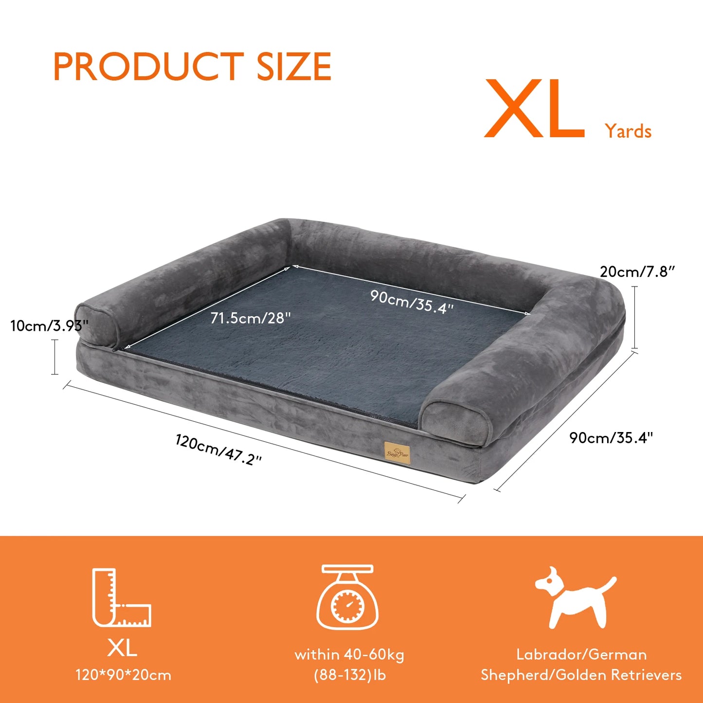 Ultimate Large Cuddle Bed for Pet & Owner