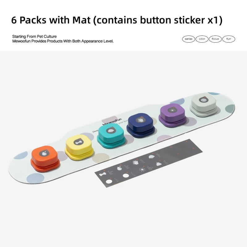WaggZilla Voice Recording Button Pet Toys Dog Buttons for Communication