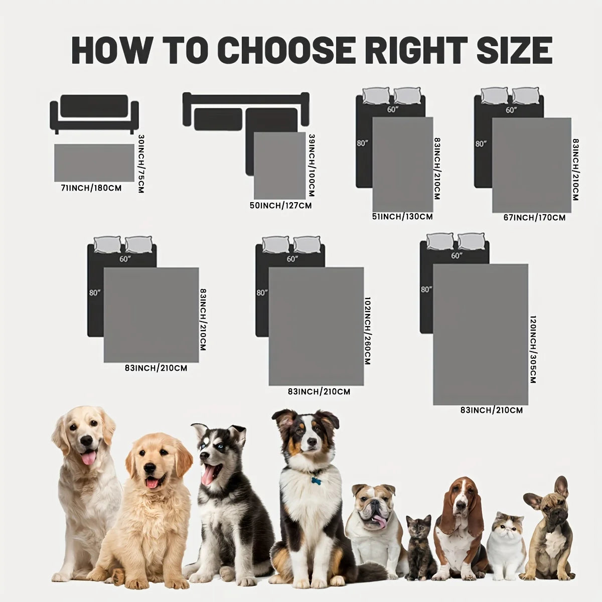 Anti Leaking & Non-Slip Dog Bed Cover