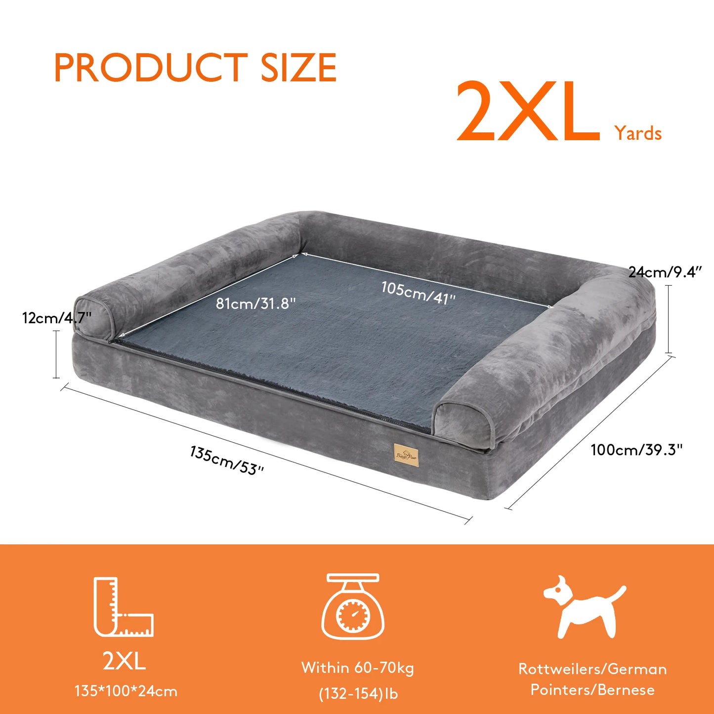 Ultimate Large Cuddle Bed for Pet & Owner