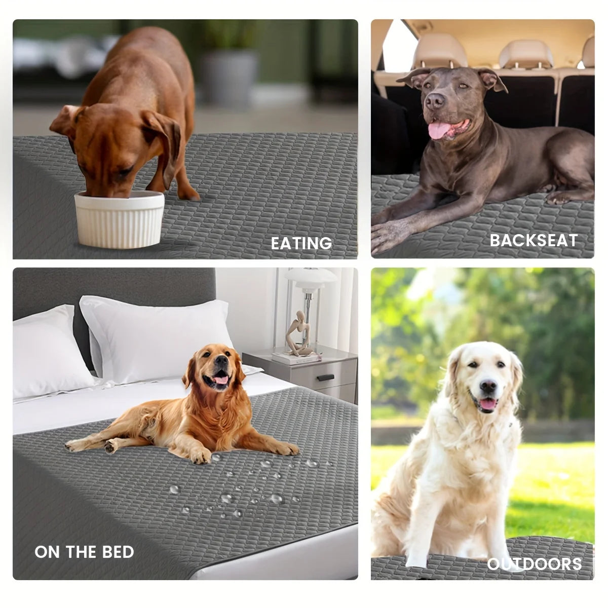 Anti Leaking & Non-Slip Dog Bed Cover