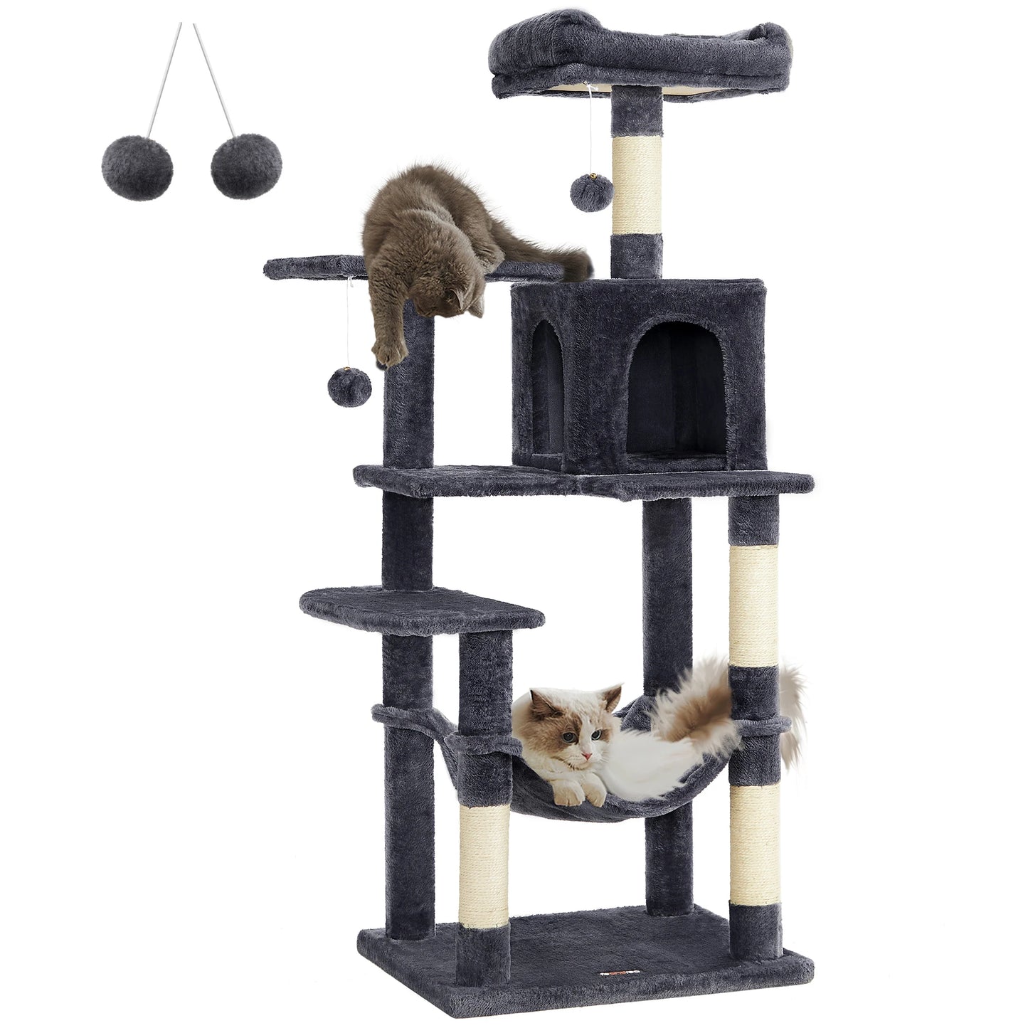 WaggZilla Cat Tower, Tree, Condo Bed