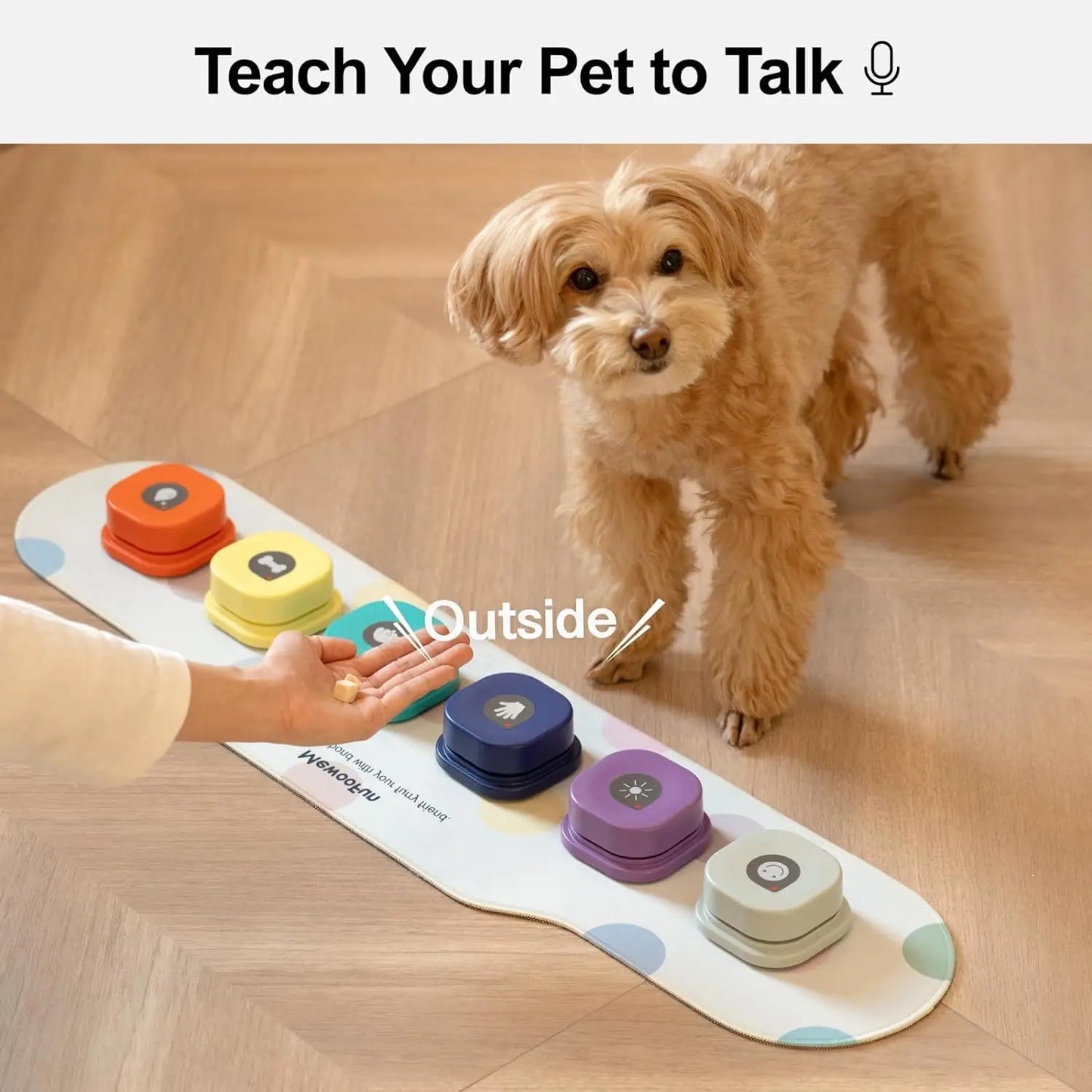 WaggZilla Voice Recording Button Pet Toys Dog Buttons for Communication
