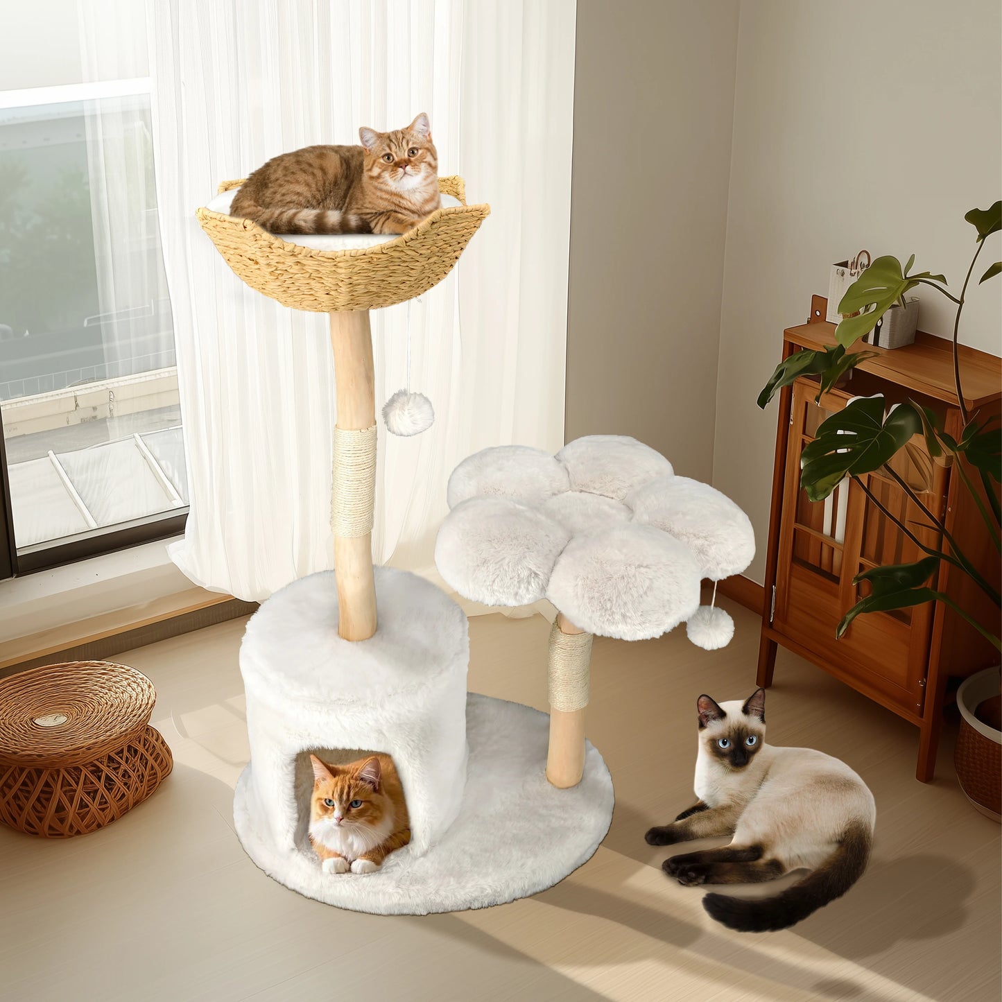The Cat Tree Grove – Woven Lounge Edition