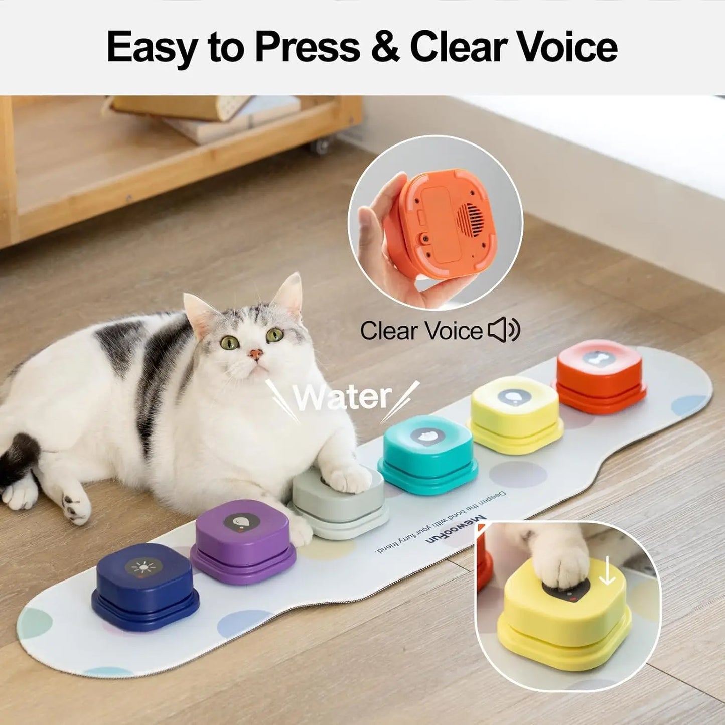 WaggZilla Voice Recording Button Pet Toys Dog Buttons for Communication